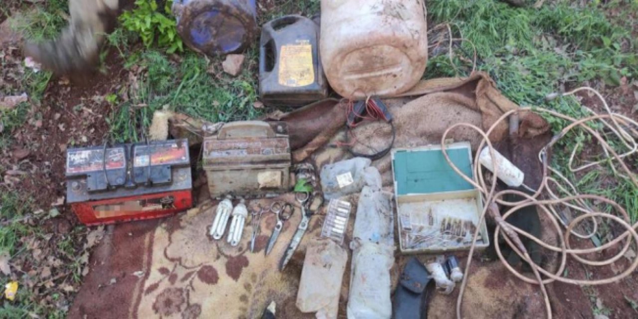 Tunceli’de teröristlerin kullandığı 6 sığınak imha edildi