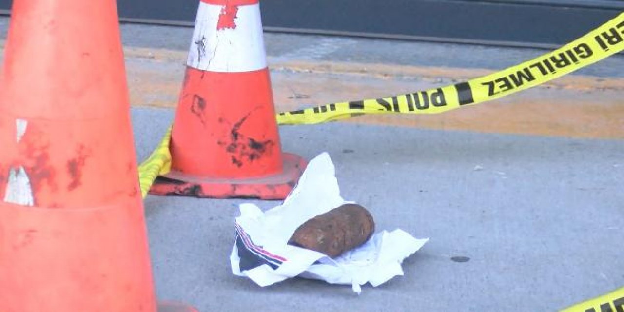 Balık tutarken top mermisi buldu, minibüsle arkadaşının yanına götürdü