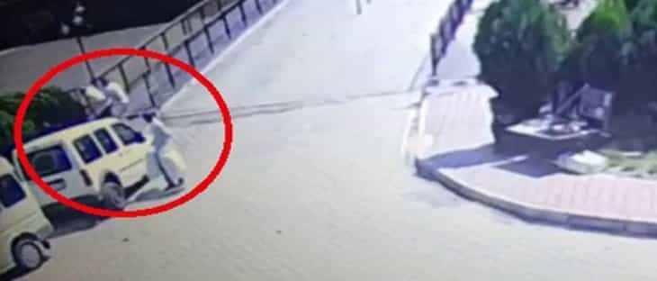 Köprünün çökme anı kamerada