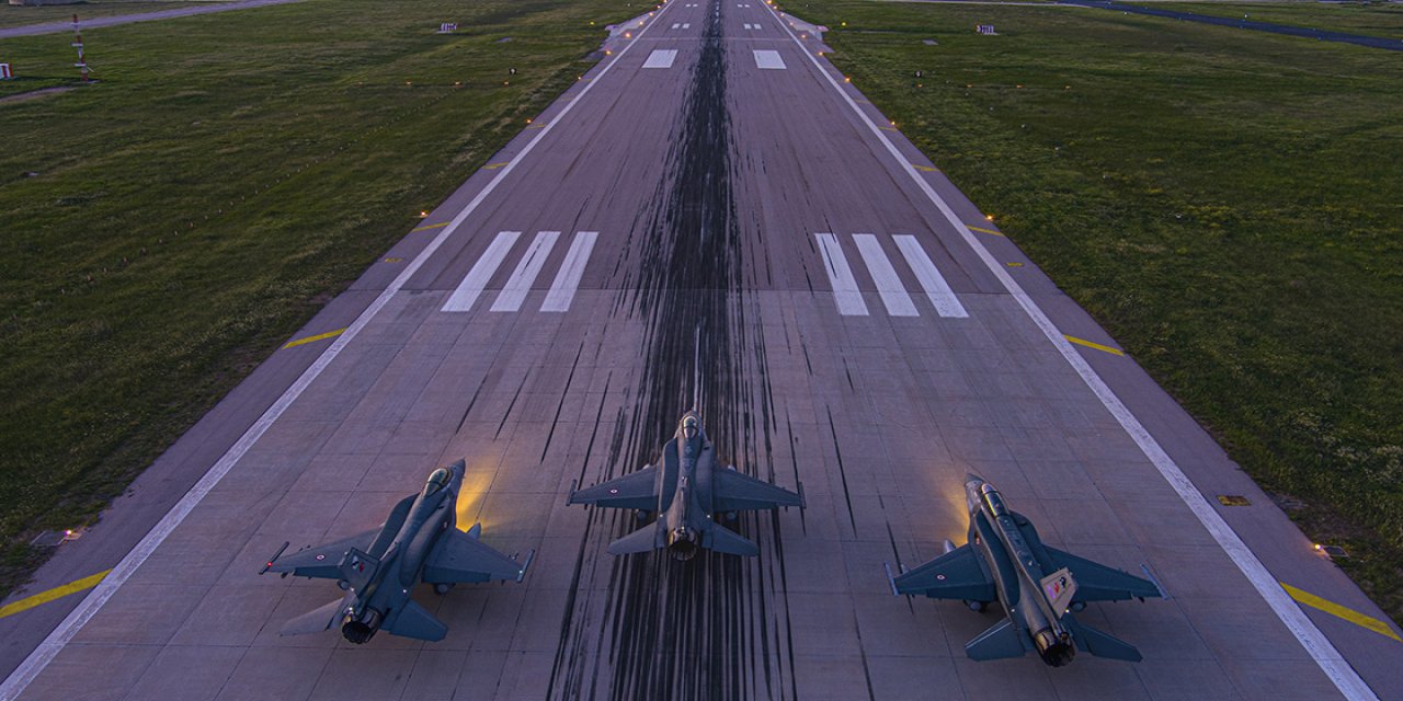 Gündüz 'kartal' gece 'yarasa' F-16'lar, her şartta göreve hazır