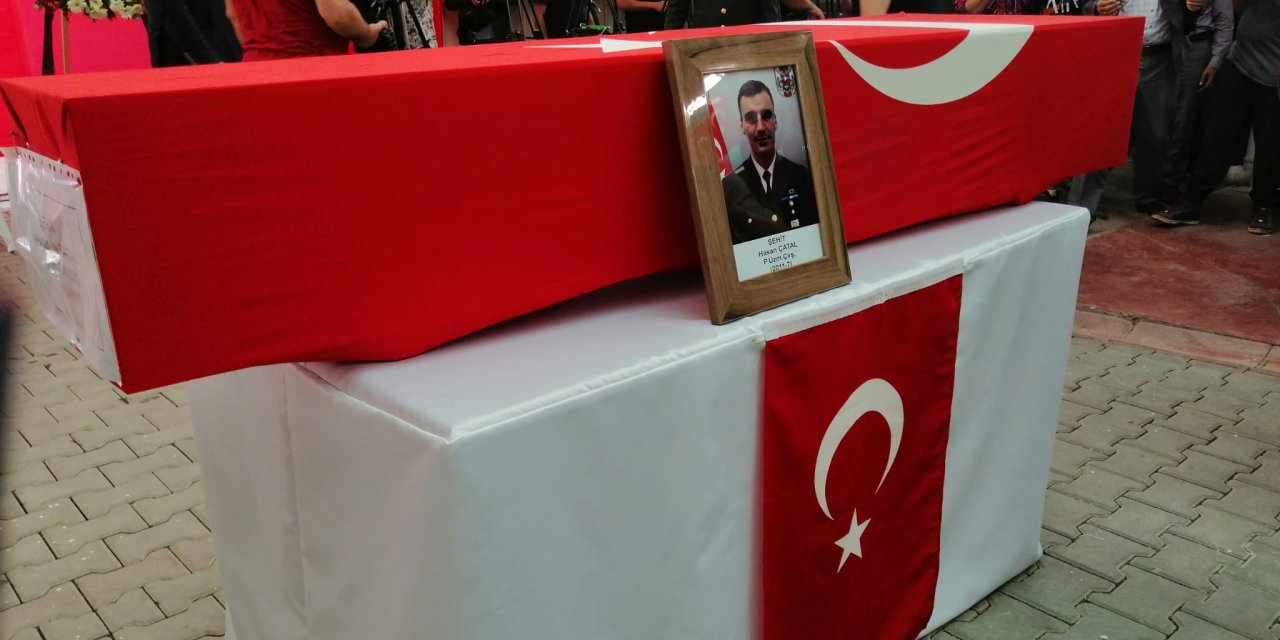Konya şehidine veda etti! Hasan Çatal son yolculuğa uğurlandı