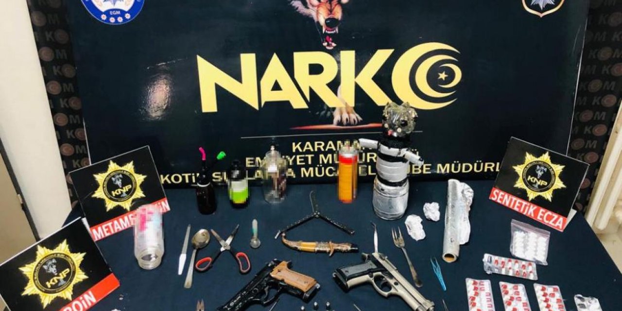 Konya ve Karaman’da uyuşturucu operasyonu: 7 şüpheli gözaltında