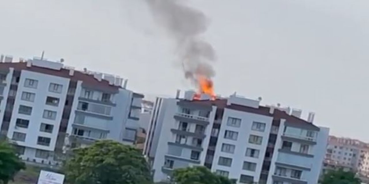 Son Dakika: Konya’da 5 katlı binada korkutan yangın
