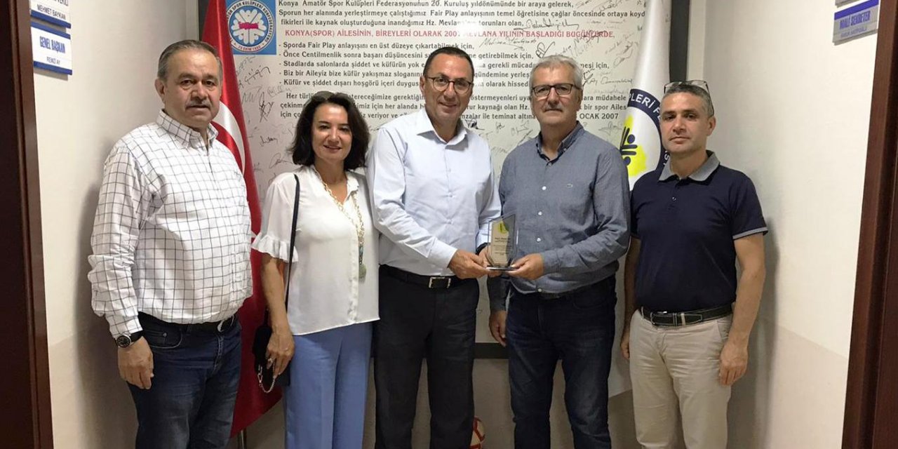 Vole Tenis ve Spor Kulübünden Konya ASKF’ye ziyaret