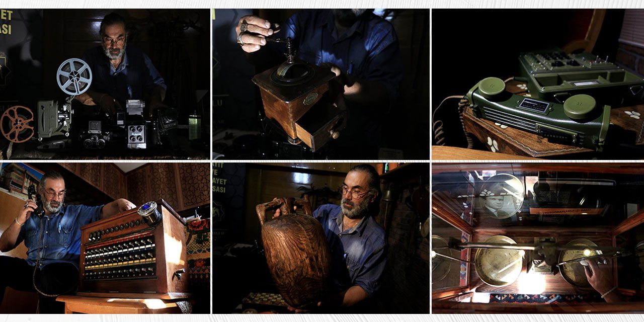 Konyalı iş insanı müteahhitlik mesleğini bırakarak antikacılığa başladı