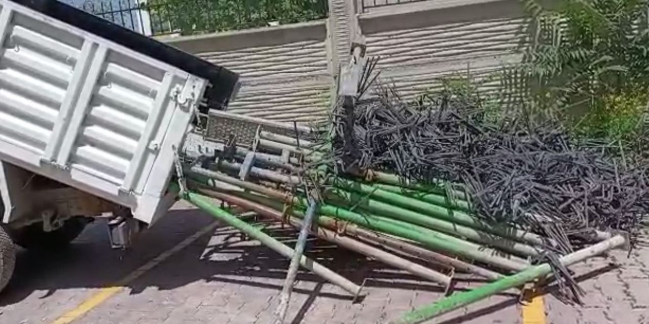 Konya’da 37 bin lira değerinde inşaat malzemesi çalan şüpheli yakalandı