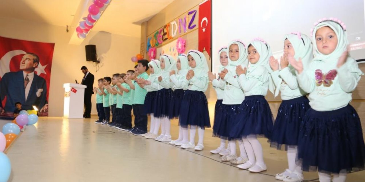 Hadim’de Kur’an kursu öğrencilerinden mezuniyet programı