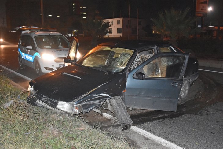 Kaza yapan alkollü sürücü, bu aracı çalıştırmak isterken bulundu