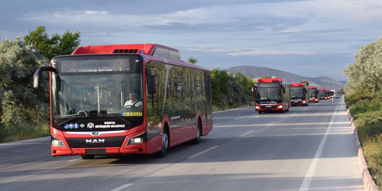 Konya’nın yeni otobüsleri yolda! İlk görüntü paylaşıldı