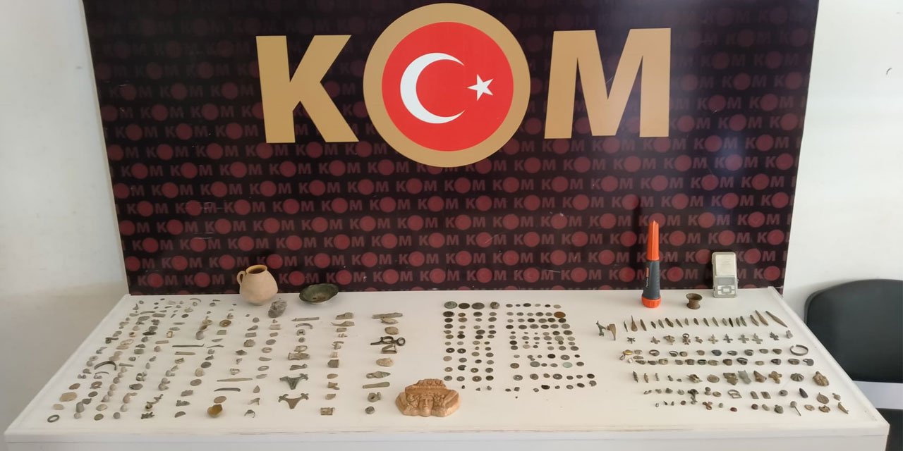 Konya’da tarihi eser operasyonu! 1 şüpheli gözaltında