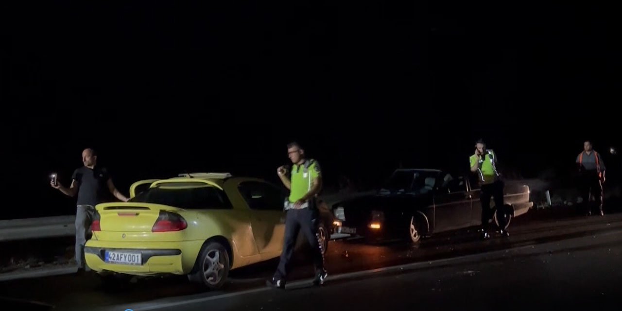 Konya plakalı otomobil Akseki'de kaza yaptı: 3 yaralı