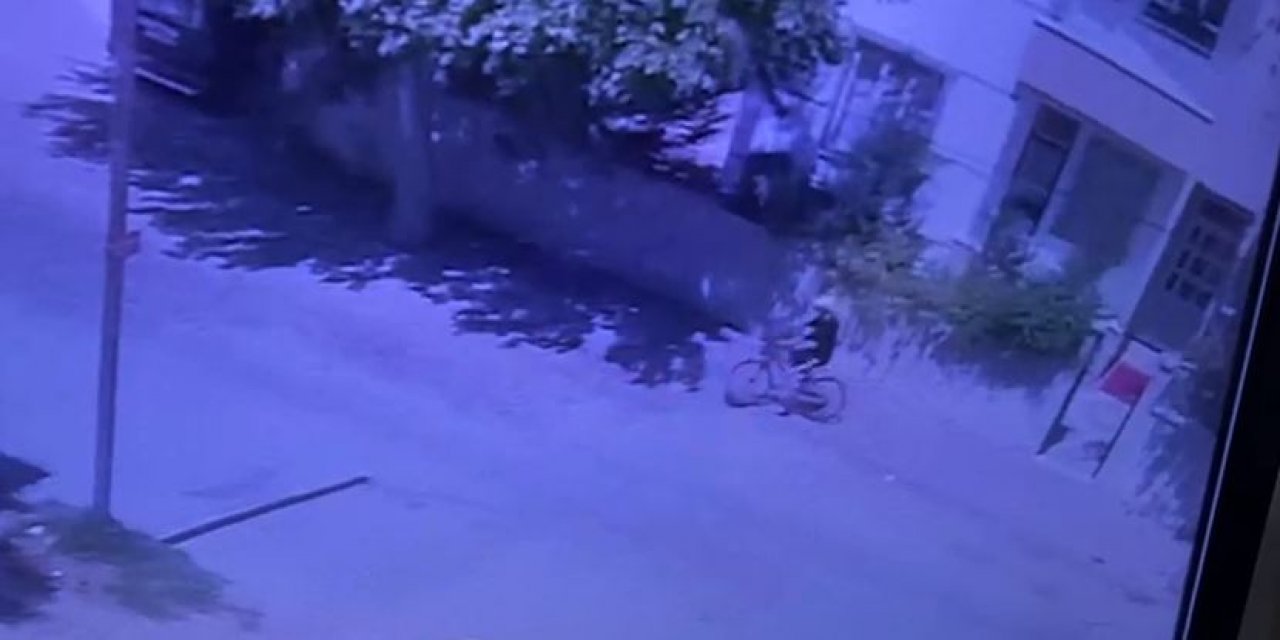 Konya’da hırsız girdiği binadan iki kardeşin bisikletlerini çaldı