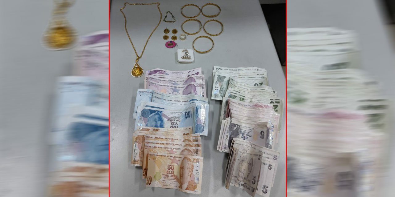 Konya’da evden altın ve para çalan hırsız yakalandı