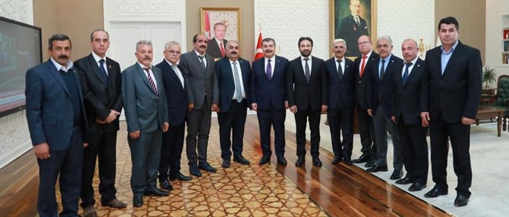 Ereğli'den Sağlık Bakanı Koca'ya ziyaret