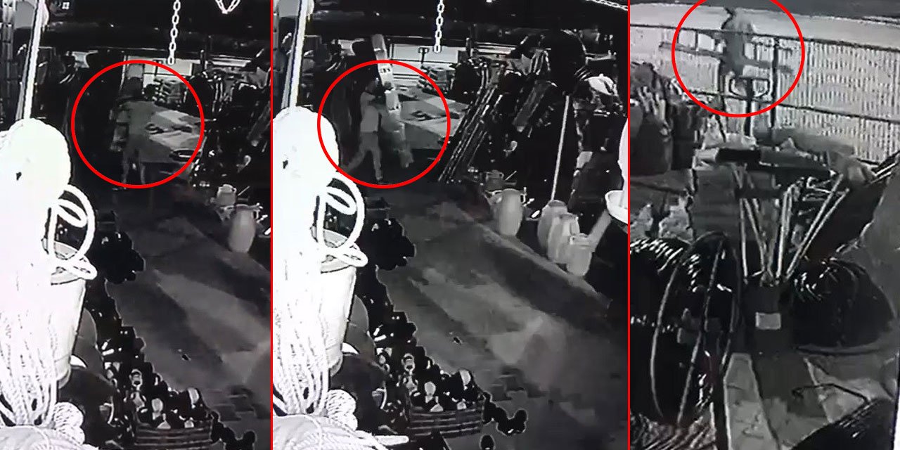 Konya’da bir kişi hırdavatçıdan beğendiği merdivenleri çaldı