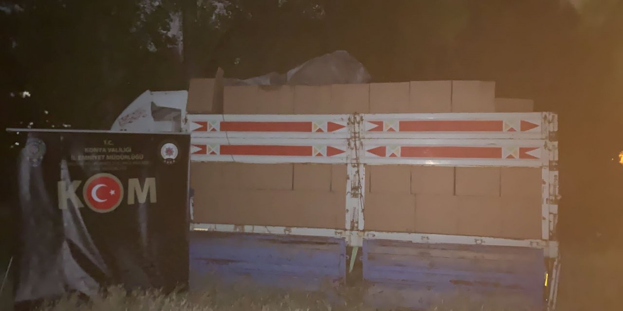 Konya’da polis operasyonu! Milyonlarca ele geçirildi