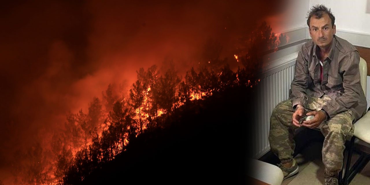 Marmaris’teki orman yangınının faili suçunu itiraf etti!