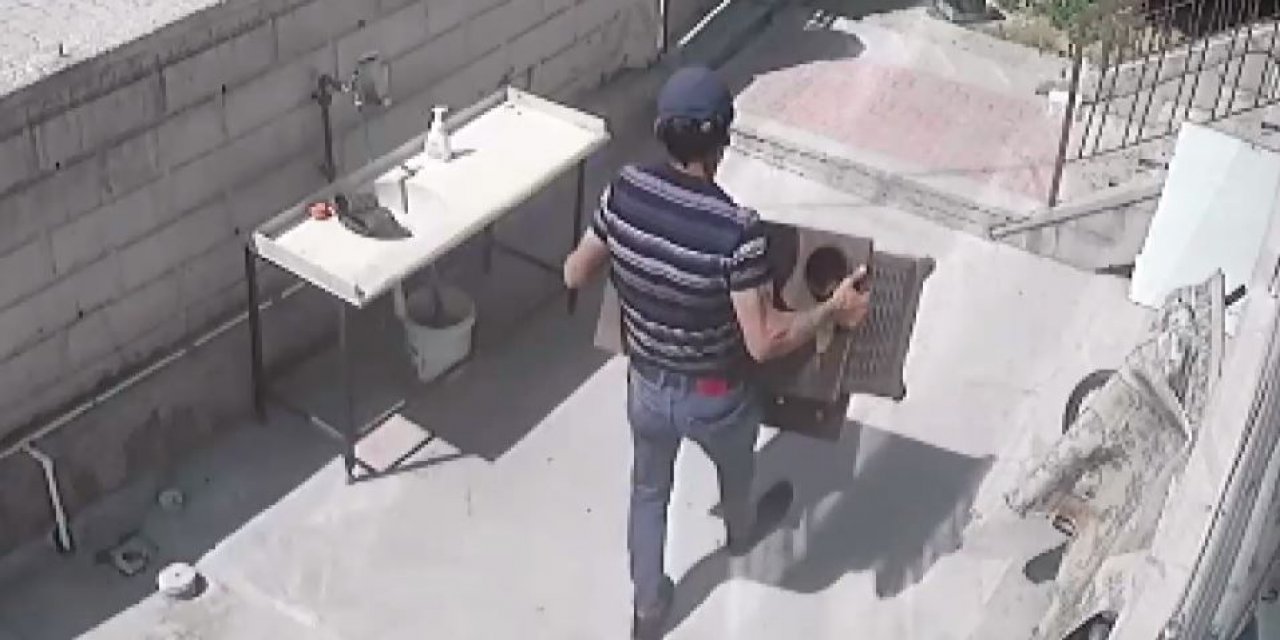 Konya’da yaz günü soba çalan hırsız, mezarlıkta yakalandı