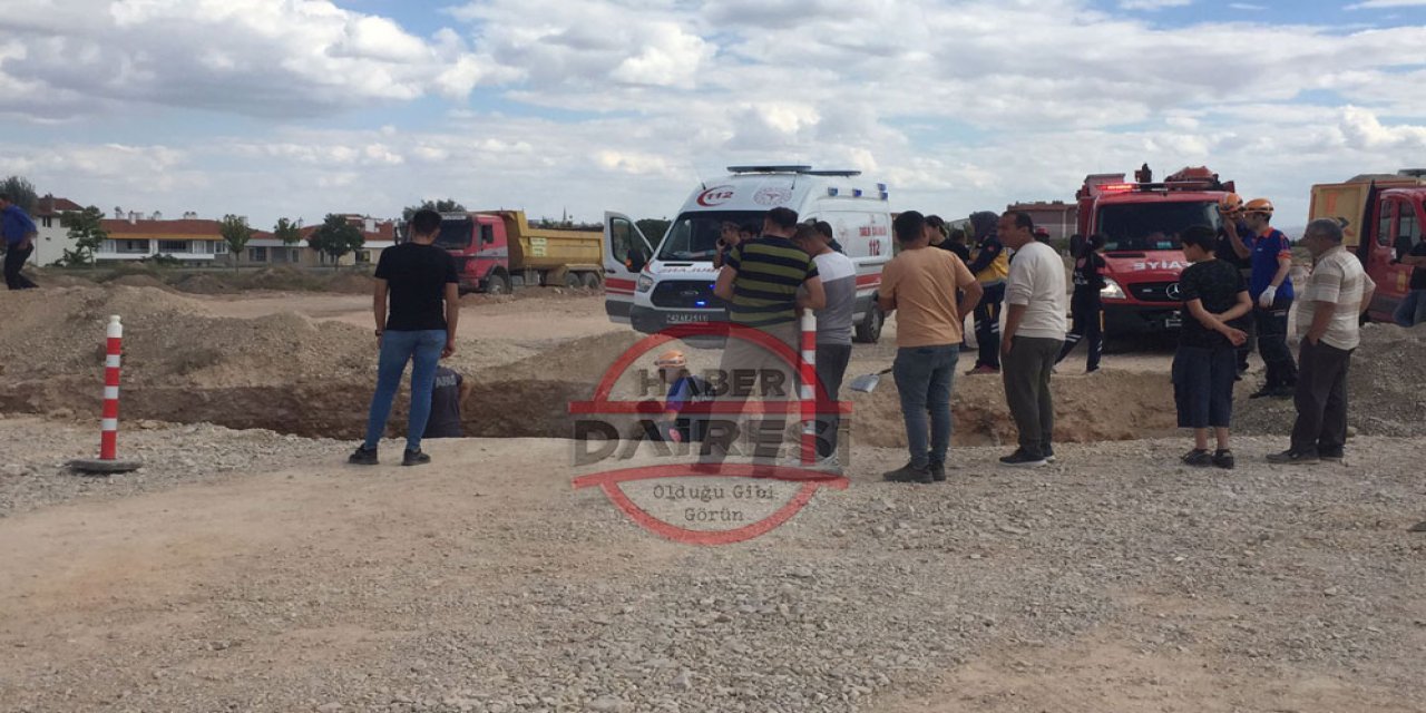 Son Dakika: Konya’da çalışma sırasında toprak göçtü, bir işçi hayatını kaybetti