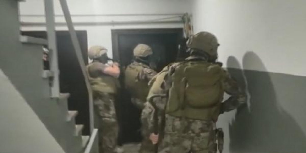 “Sarallar” suç örgütüne operasyon! Çok sayıda gözaltı var