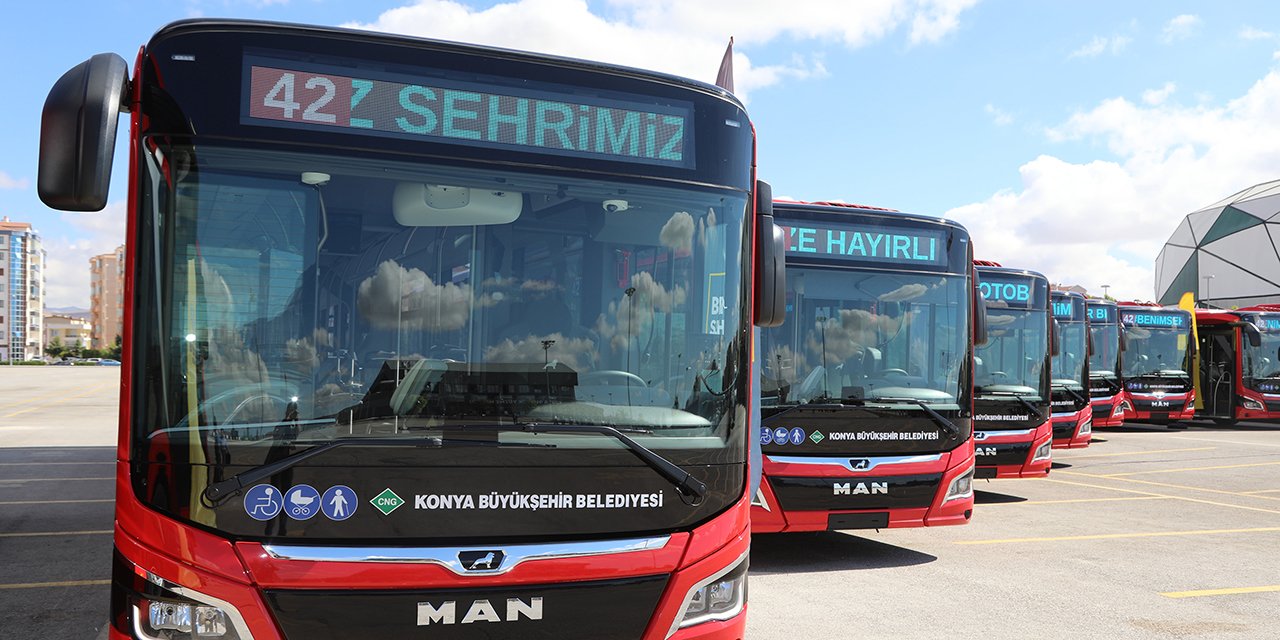 Konya’da kapalı yollar nedeniyle toplu ulaşımda düzenleme yapıldı