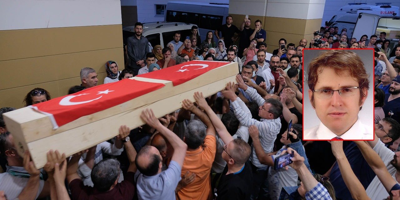 Konya’da öldürülen doktora acı veda! Böyle uğurlandı