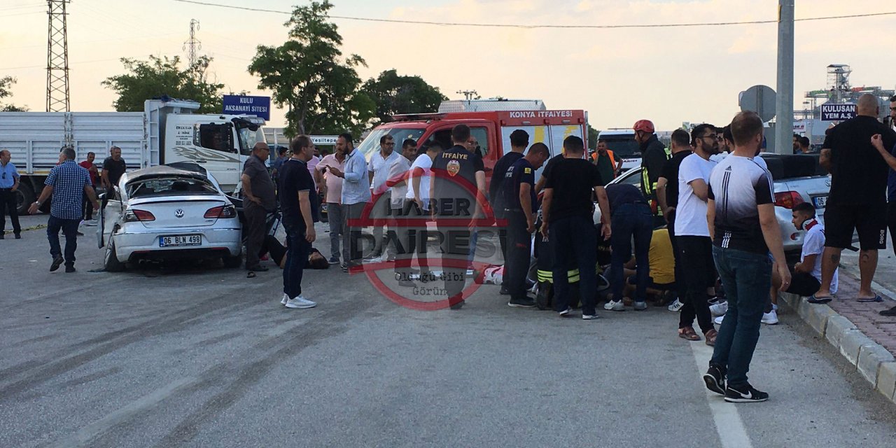 Konya’da 3 aracın karıştığı kazadan acı haber