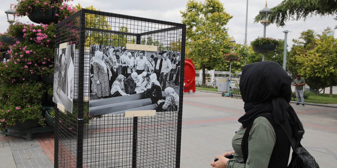 Konya Büyükşehir Srebrenitsa şehitleri için fotoğraf sergisi açtı