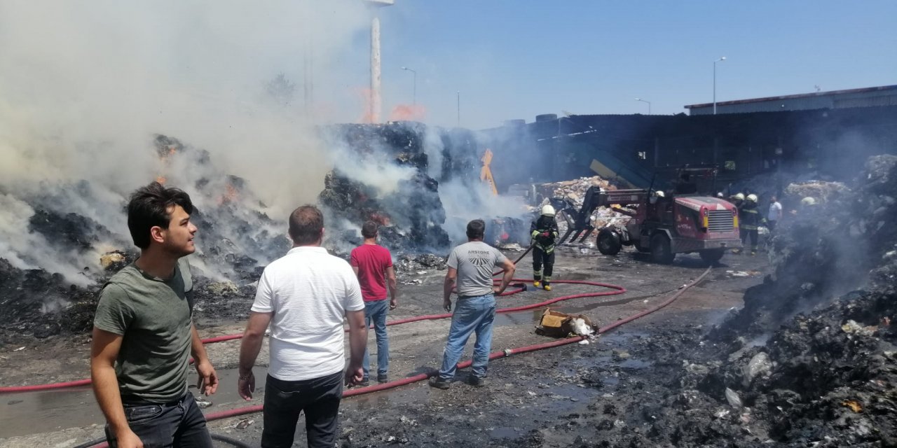 Konya’da korkutan yangın! Çok sayıda ekip müdahale etti