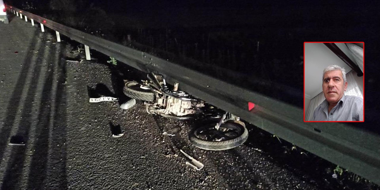 Konya'da otomobilin çarptığı motosiklet sürücüsü öldü