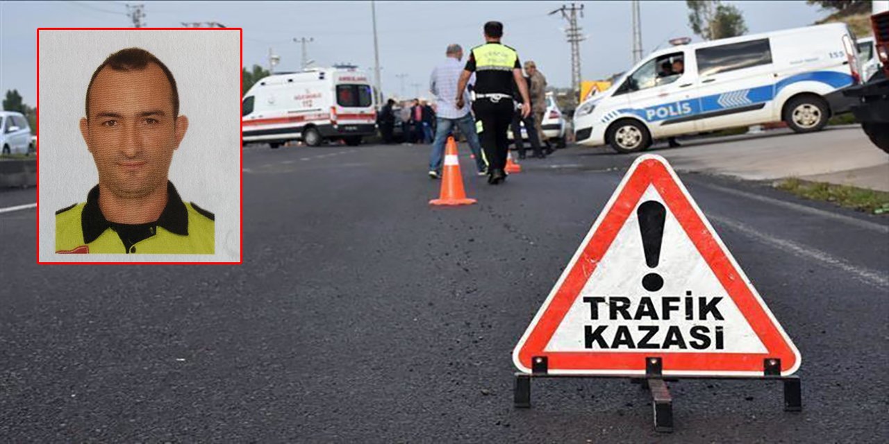 TIR’ın çarptığı 3 çocuk babası polis hayatını kaybetti