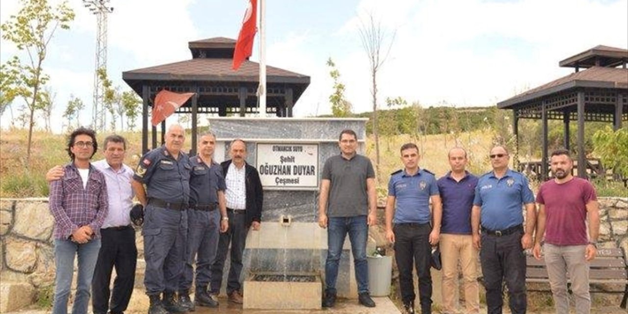 Şehit polisin ismi hayrat çeşmesinde yaşatılacak