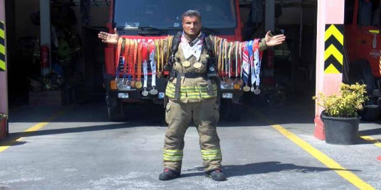 Dünya şampiyonu itfaiyeci yarış için Konya’ya geliyor