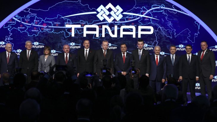 Erdoğan: TANAP ülkemizin barışçıl vizyonunun en somut nişanesidir