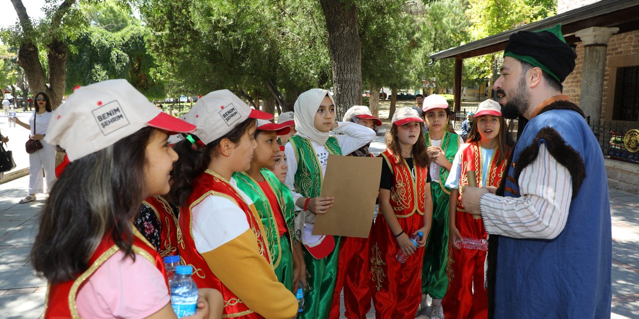 Konya’da Genç KOMEK öğrencileri tarihi yaşayarak öğreniyor