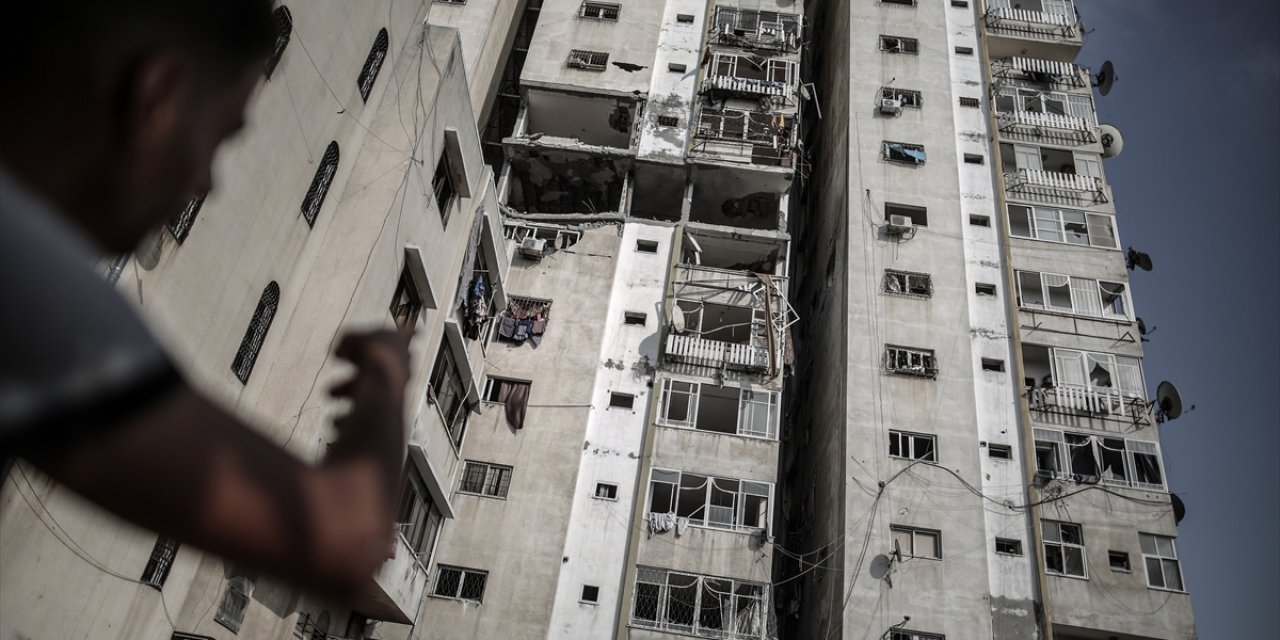 İşgalci İsrail'in Gazze Şeridi'ne düzenlediği saldırılarda ölenlerin sayısı 44'e yükseldi