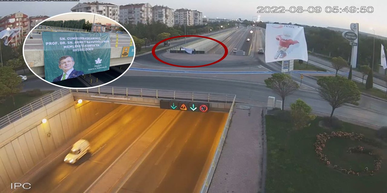 Konya’da Davutoğlu provokasyonu! Gerçeği görüntüler yüzlerine vurdu