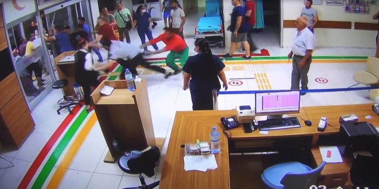 Eşini darp etti, yetmedi hastaneyi bastı, sağlık çalışanlarına saldırdı