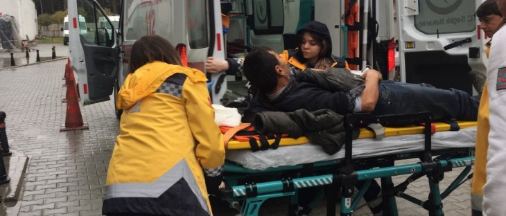 Konya'da kolunu pres makinesine kaptıran işçi hastanelik oldu