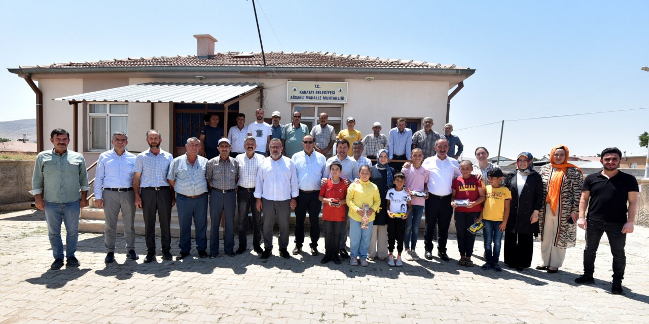 Karatay’da merkeze uzak 5 mahalleye ziyaret gerçekleştirildi