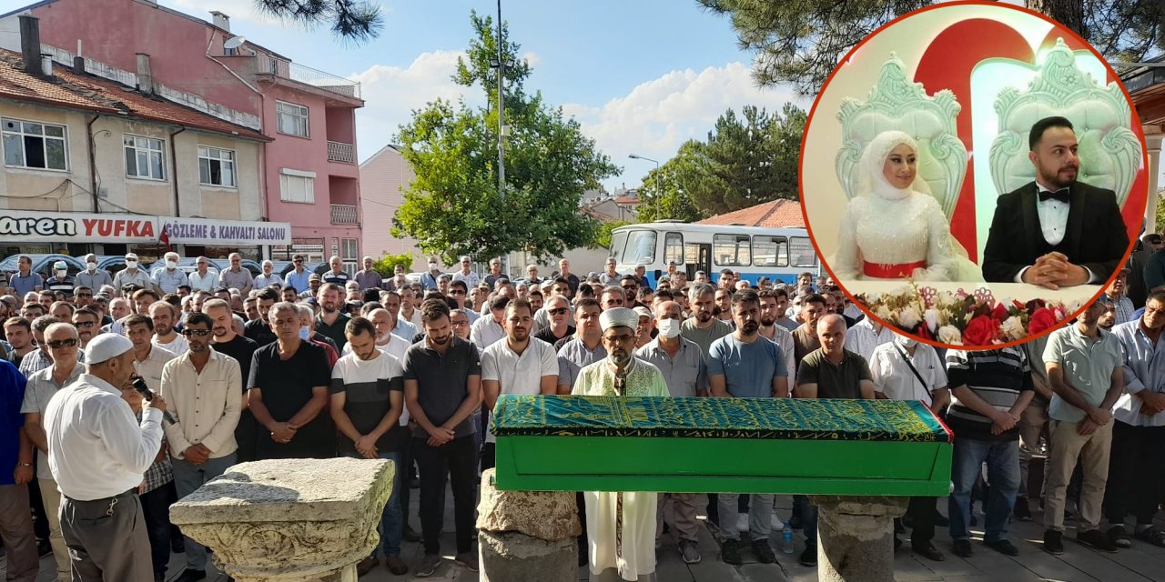 5 ay önce evlenmişti! Zehirlenen işçi Konya'da toprağa verildi