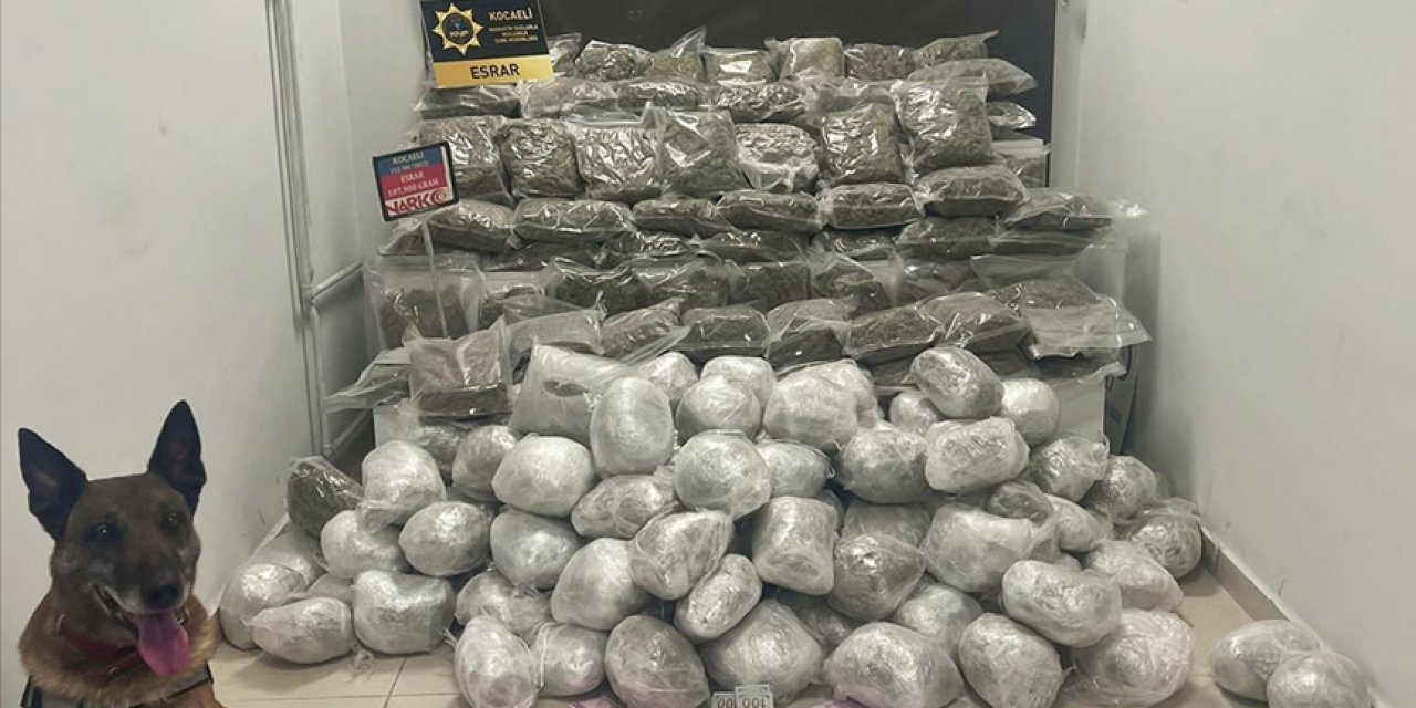 107 kilogram uyuşturucu ele geçirildi