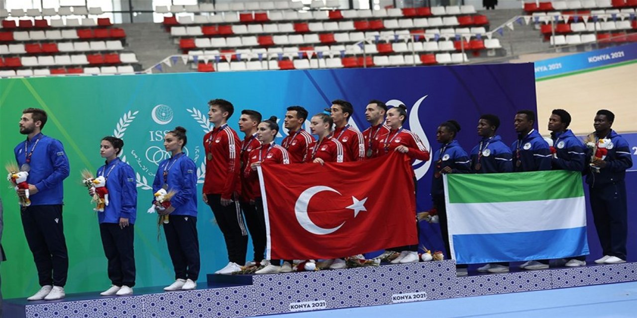 Aerobik Cimnastik trioda şampiyon Türkiye