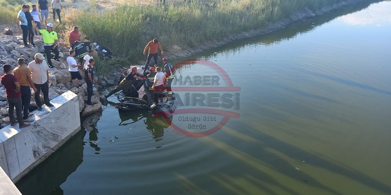 Konya’da otomobil sulama kanalına düştü: 1 ölü, 3 yaralı