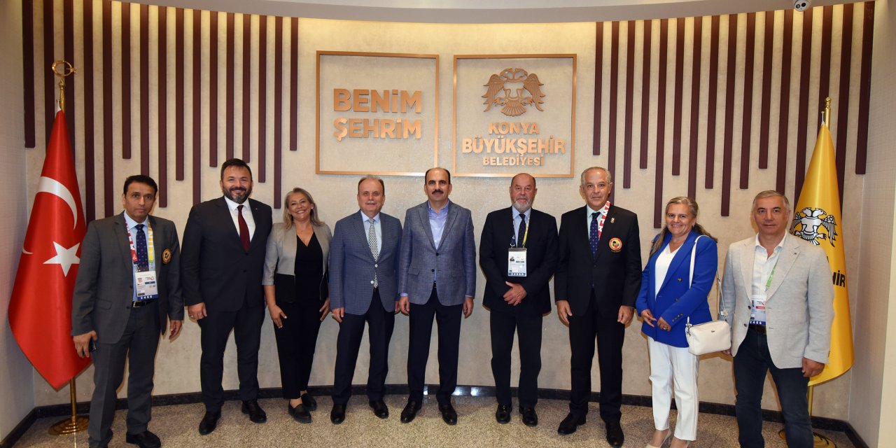 Dünya Karate Federasyonu Başkanı Espinos Başkan Altay’la Buluştu