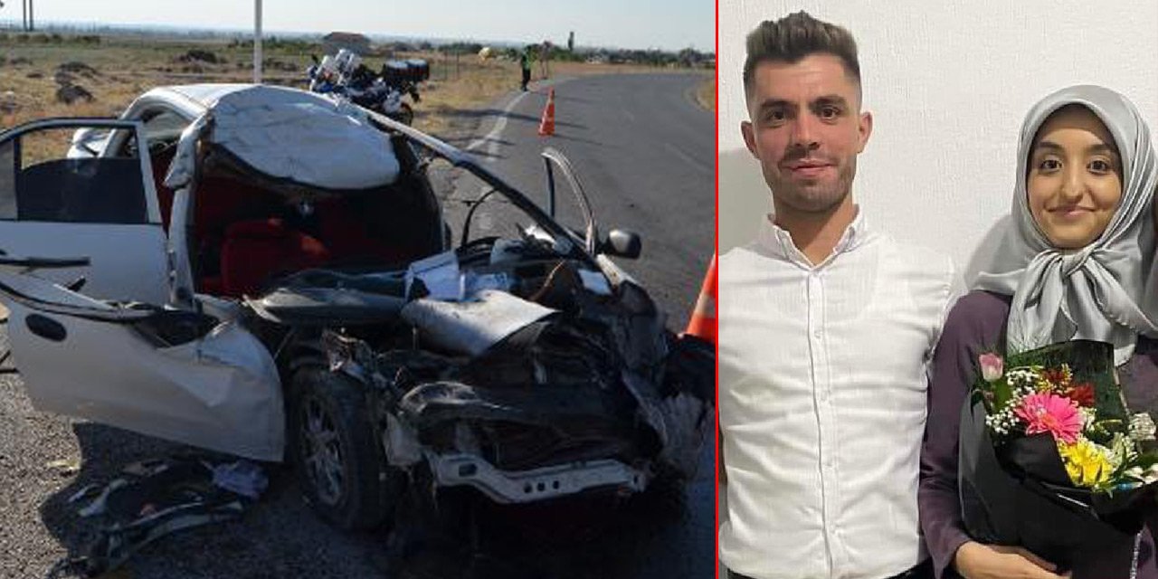 Düğün alışverişinden dönen nişanlı çifti ölüm ayırdı! Kamile hastanede öldü