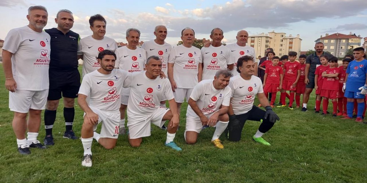 Konya Akşehir’de 100 yıl önceki maçın temsili oynandı