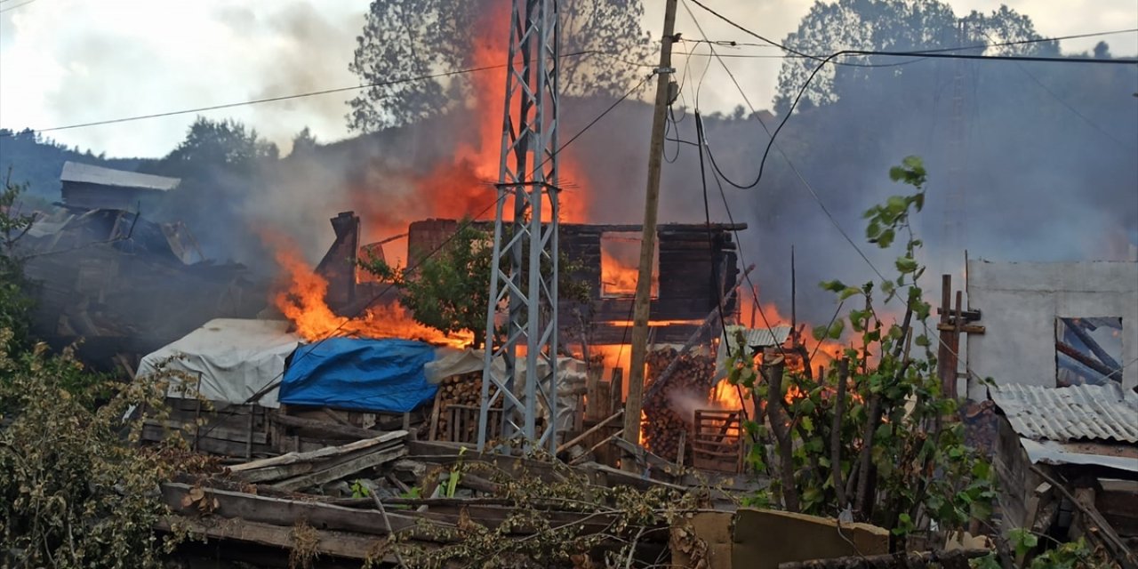 Köyde yangın çıktı, 10 eve sıçradı!