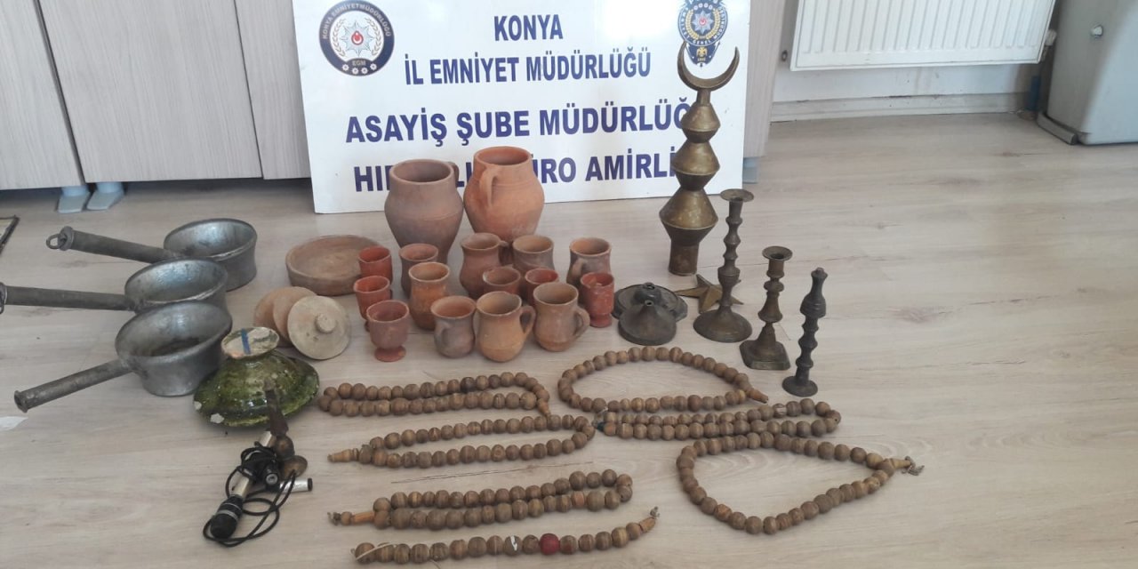 Konya’da bir hırsız antika zannedip camide ne bulduysa çaldı