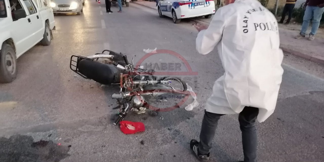 Konya’da traktör elektrikli bisikletle çarpıştı: 1 ölü, 1 yaralı